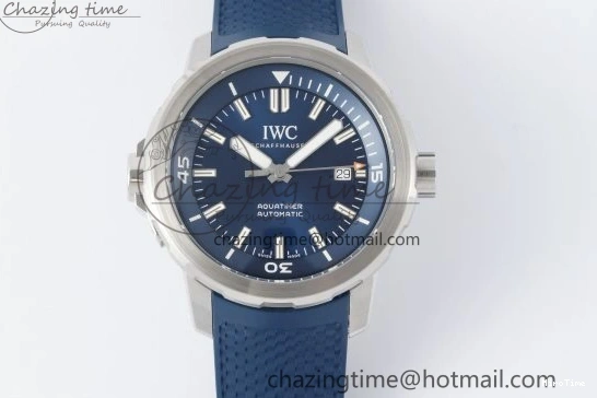 MIROTIME 0518 WellDesigned Aquatimer Automatic SS RSF 1:1 Best Edition Blue Dial on Blue Rubber Strap A 7057